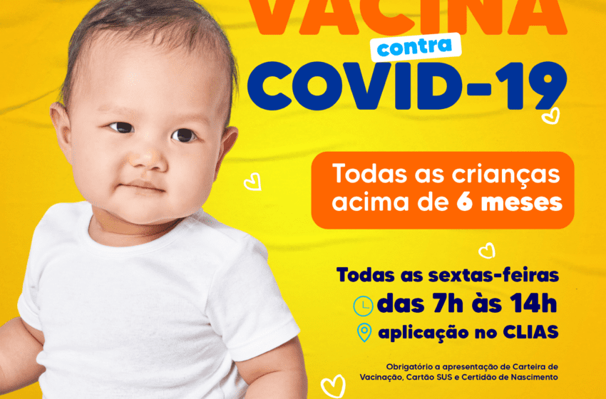  Prefeitura de Santa Fé do Sul anuncia vacina contra a Covid-19 para crianças acima de 6 meses