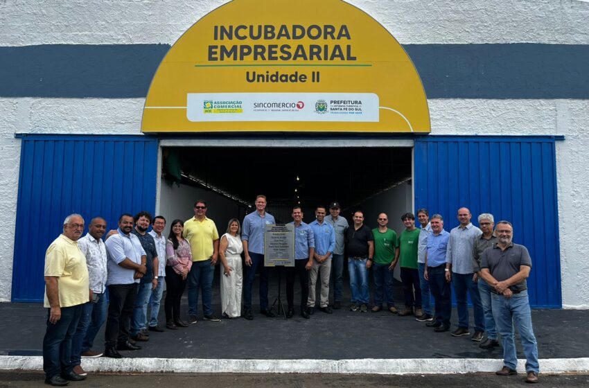  Prefeitura de Santa Fé realiza inauguração da Incubadora Empresarial II