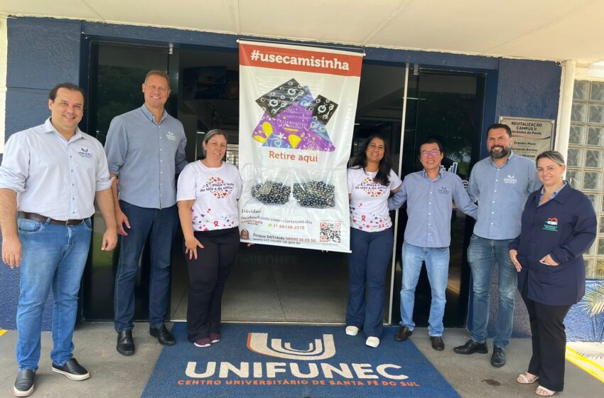  Unifunec e Programa IST-AIDS distribuem preservativos para a comunidade acadêmica