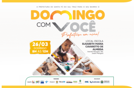 Escola Municipal Elizabeth Cavaretto receberá o primeiro “Domingo com Você” de 2023