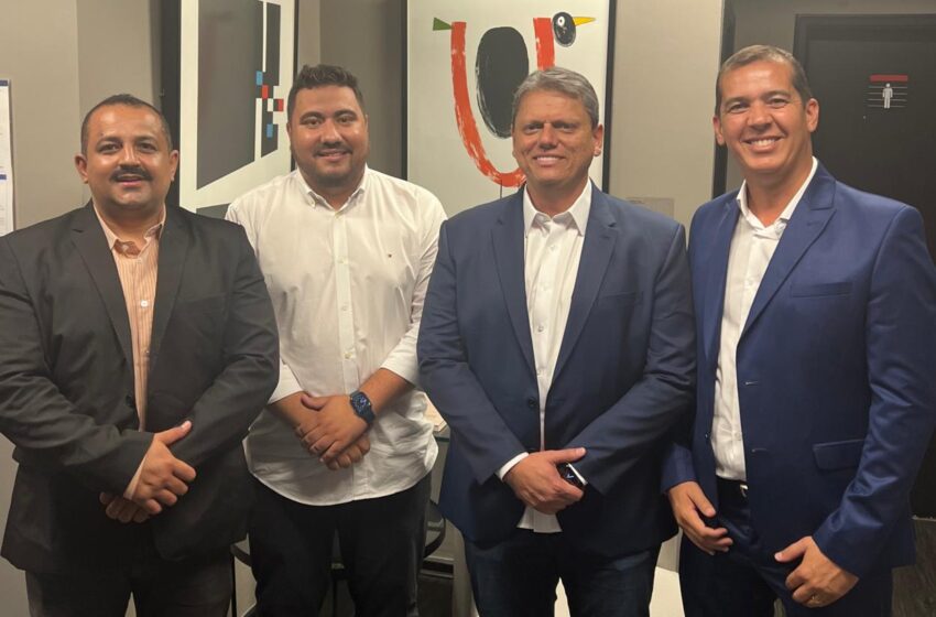  Prefeito Evandro Mura e vereadores buscam conquistas junto ao governador Tarcísio