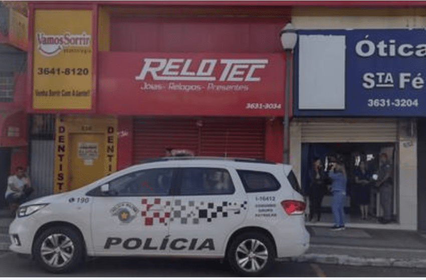  Ótica e joalheria são arrombadas e furtadas em Santa Fé do Sul