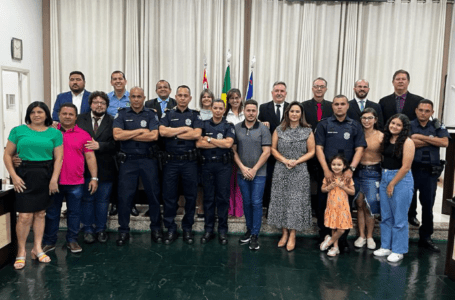Câmara Municipal aprova Moção de Aplausos a Guarda Civil Municipal de Santa Fé do Sul