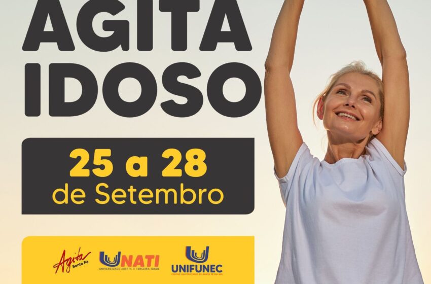  Semana do Agita Idoso acontecerá nos próximos dias 25 a 28 de setembro