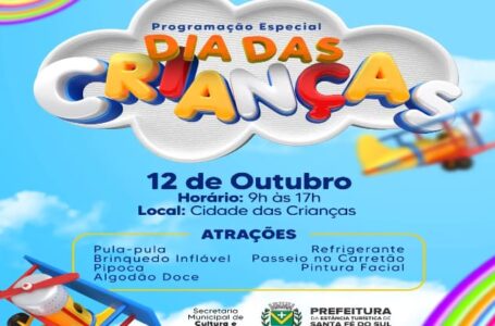 Dia das Crianças tem programação especial em Santa Fé do Sul