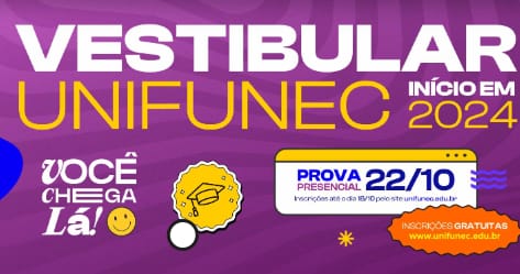  Unifunec abre as inscrições para o vestibular 2024