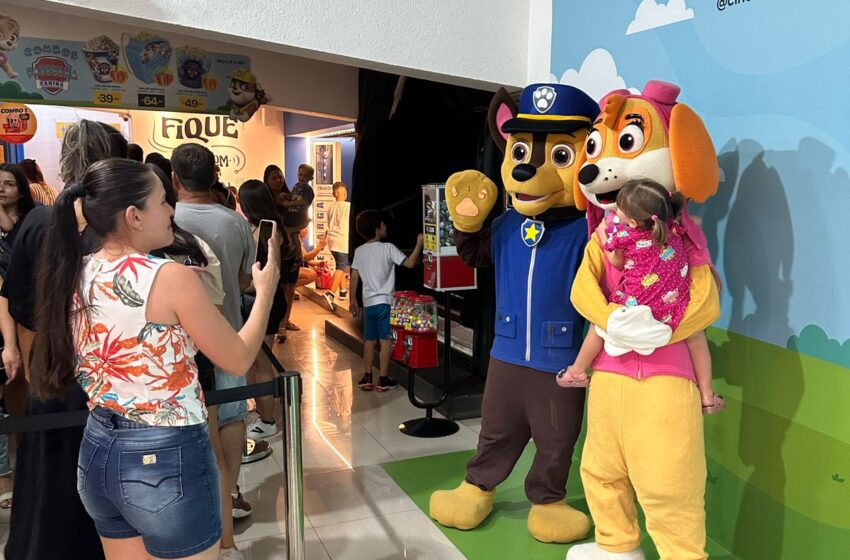 Patrulha Canina um Filme Superpoderoso: Cinema de Santa Fé realiza mais uma ação inovadora