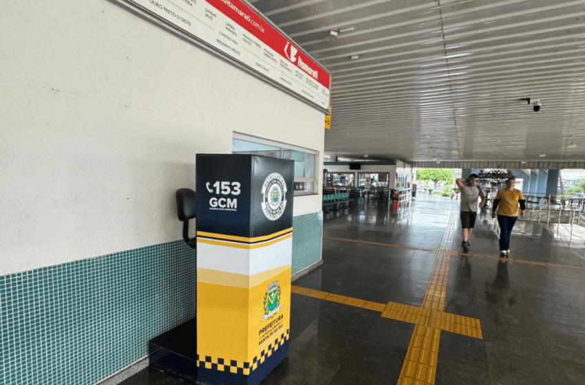  GCM de Santa Fé do Sul passa atuar no Terminal Rodoviário do município após pedido do vereador Murilo Basi