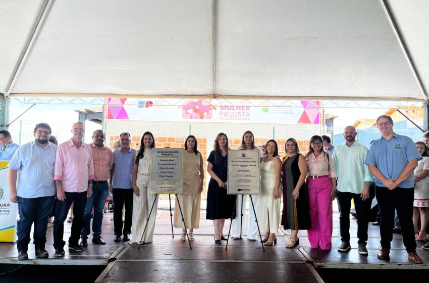  Vereadores participam da inauguração da Casa da Mulher em Santa Fé do Sul