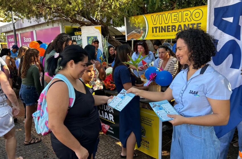  Secretaria de Agricultura, Abastecimento e Meio Ambiente de Santa Fé do Sul promove ações na Semana do Meio Ambiente