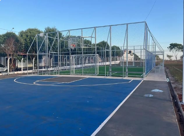  Santa Fé do Sul ganha Complexo Esportivo Areninha; Coronel Helena Reis, Secretária de Esportes do Estado de SP marca presença na entrega do espaço