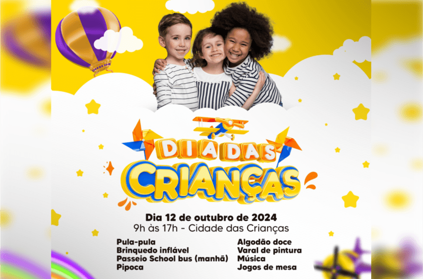  Sábado tem programação especial em comemoração ao Dia das Crianças em Santa Fé do Sul