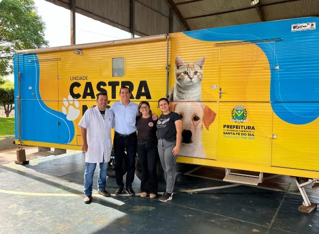  Castramóvel encerra 2024 com mais de duas mil castrações em Santa Fé do Sul
