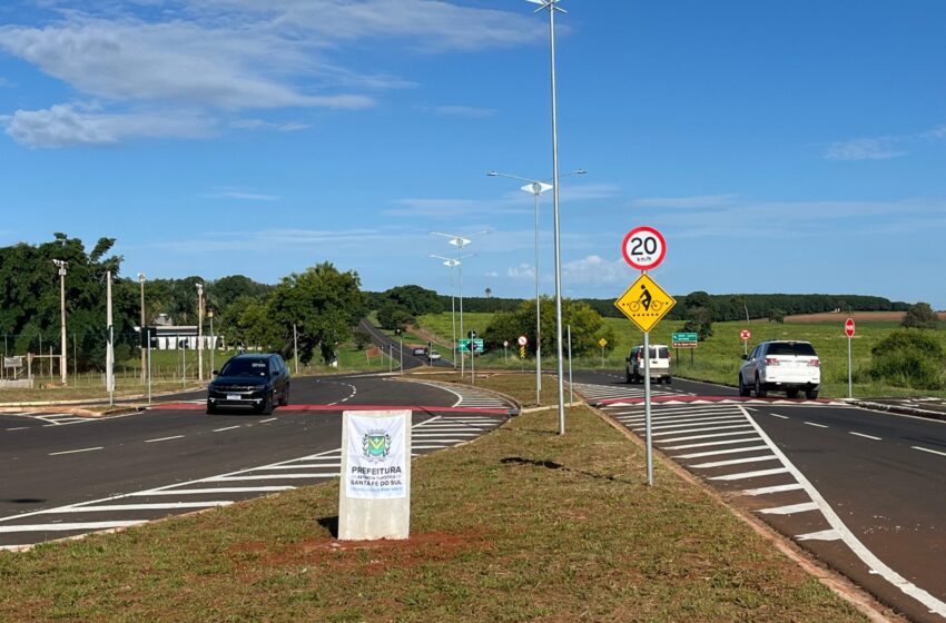  Prefeitura de Santa Fé do Sul entrega nova etapa do Prolongamento da Avenida Caminho das Águas
