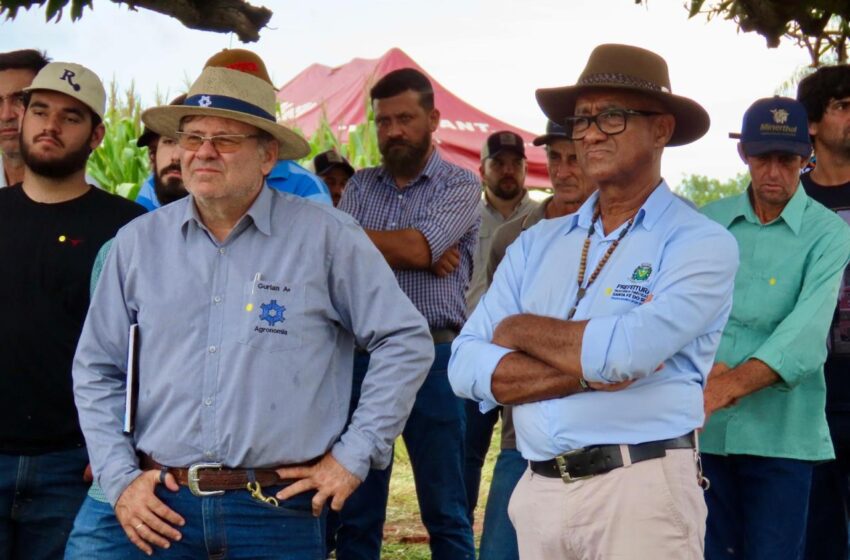  Secretário de Agricultura de Santa Fé do Sul participa de Dia de Campo Milho +SP