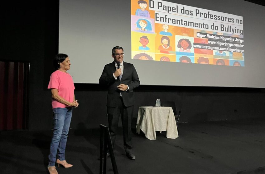  Construindo Pontes Contra o Bullying: Palestra com o Delegado Higor Vinícius Nogueira Jorge