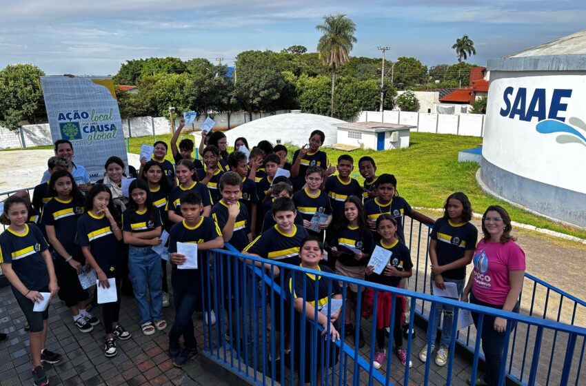  Dia Mundial da Água: Saae Ambiental realiza “Ação de Educação” para a preservação da água