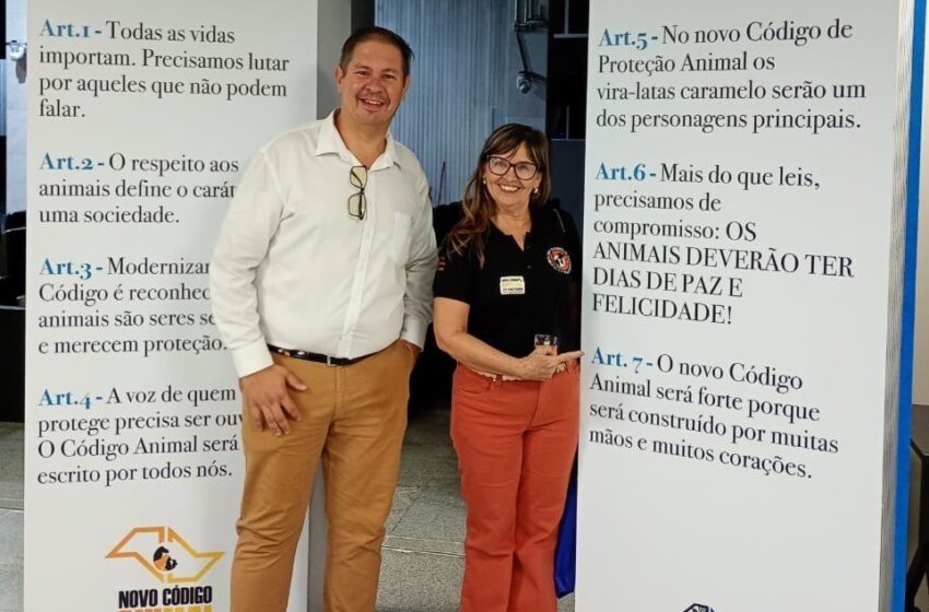  Secretário Leandro Magoga e a Vereadora Teresinha do Gavas participam de reunião da Frente Parlamentar de Proteção Animal