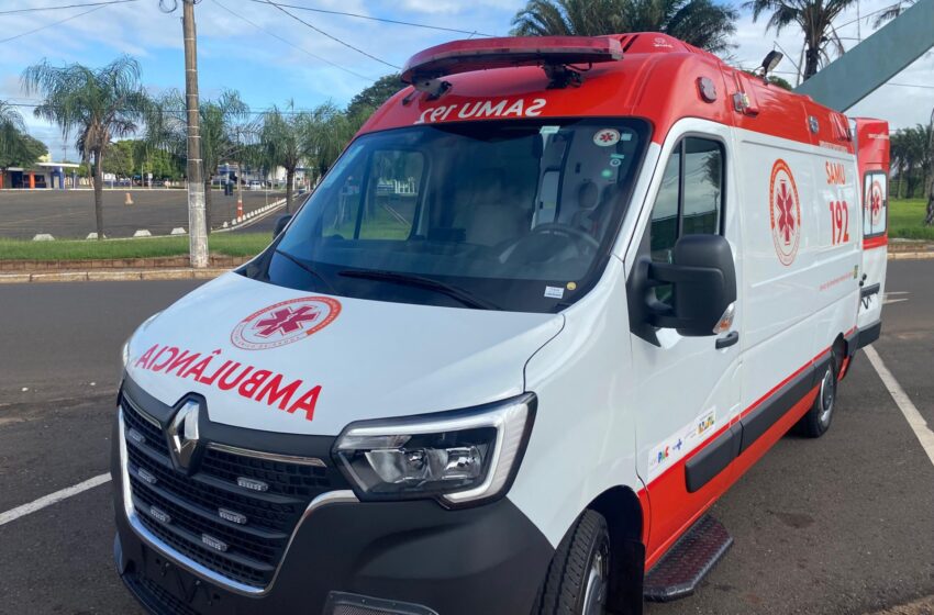  SAMU de Santa Fé do Sul recebe nova ambulância equipada com tecnologia moderna