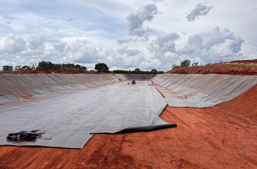  Saae Ambiental inicia instalação da geomembrana em nova célula do aterro sanitário de Santa Fé do Sul