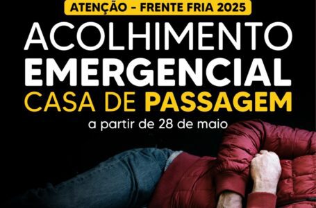 Frente fria: Santa Fé do Sul intensifica acolhimento à população em situação de rua
