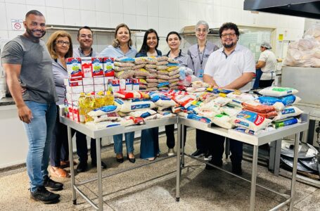 Alimentos arrecadados nas inscrições da 14ª Corrida do Trabalhador são doados à Santa Casa de Misericórdia de Santa Fé do Sul