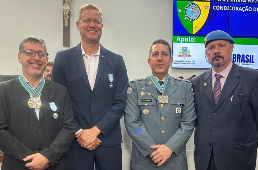 Capitão Benitez é homenageado em São José do Rio Preto com Medalha Mérito Cinquentenário das Forças Internacionais de Paz