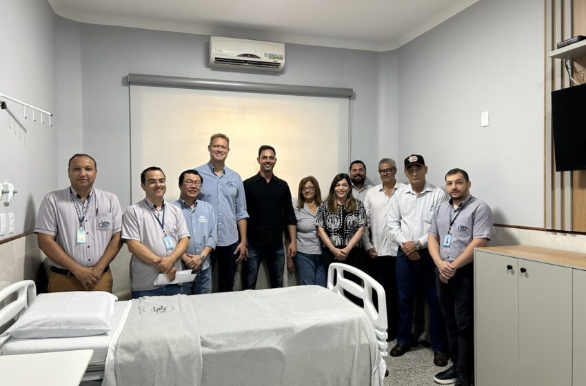  Santa Casa entrega quarto revitalizado com apoio de empresários de Santa Fé do Sul