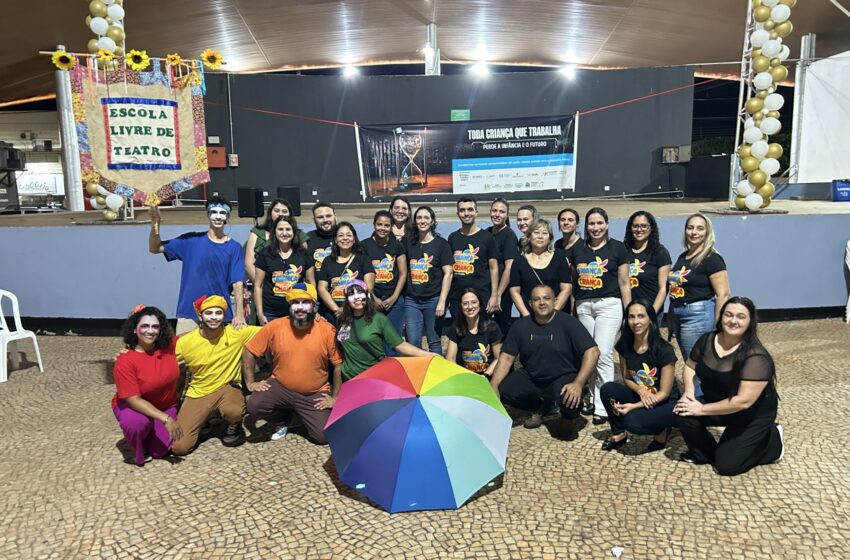  Assistência Social de Santa Fé realiza ação lúdica e educativa da Campanha de Combate ao Trabalho Infantil