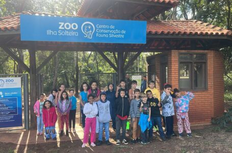 Crianças do Projeto Renascer vivem dia especial em zoológico de Ilha Solteira