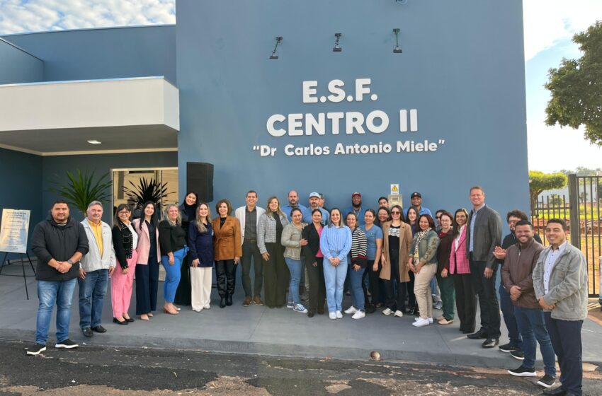  Nova ESF Centro II é entregue em Santa Fé e homenageia o médico Dr. Carlos Antonio Mieli