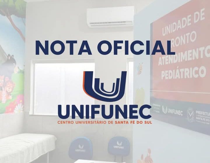  NOTA OFICIAL – Internato de Pediatria do Unifunec não atua mais na UPA por decisão da atual gestão do Consagra