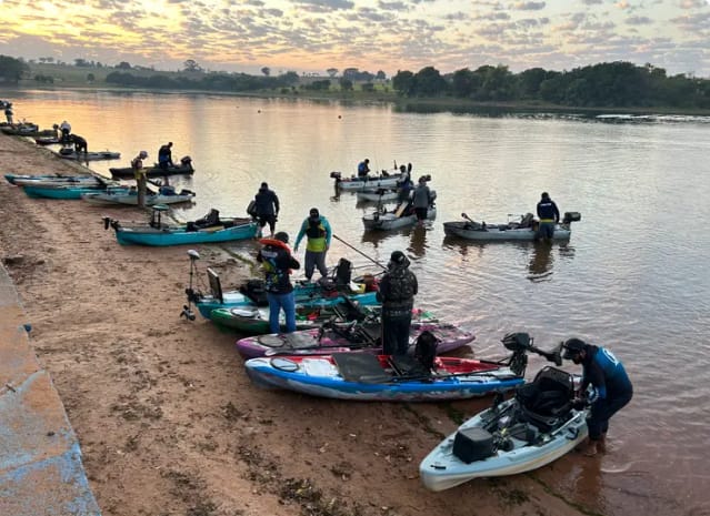  Santa Fé sedia 1º encontro de pesca esportiva em caiaque