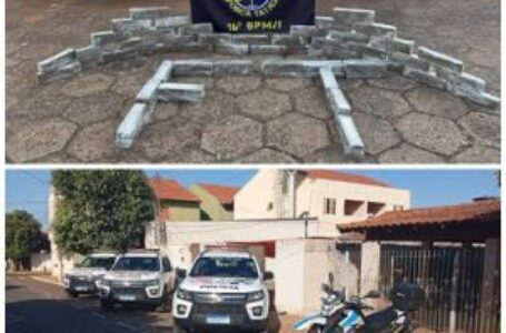 PM desativa esquema de tráfico e apreende mais de 60 kg de drogas em operação na região