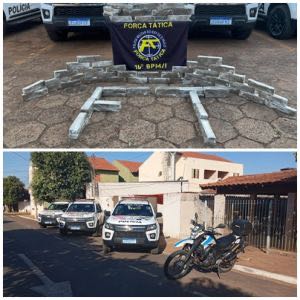PM desativa esquema de tráfico e apreende mais de 60 kg de drogas em operação na região