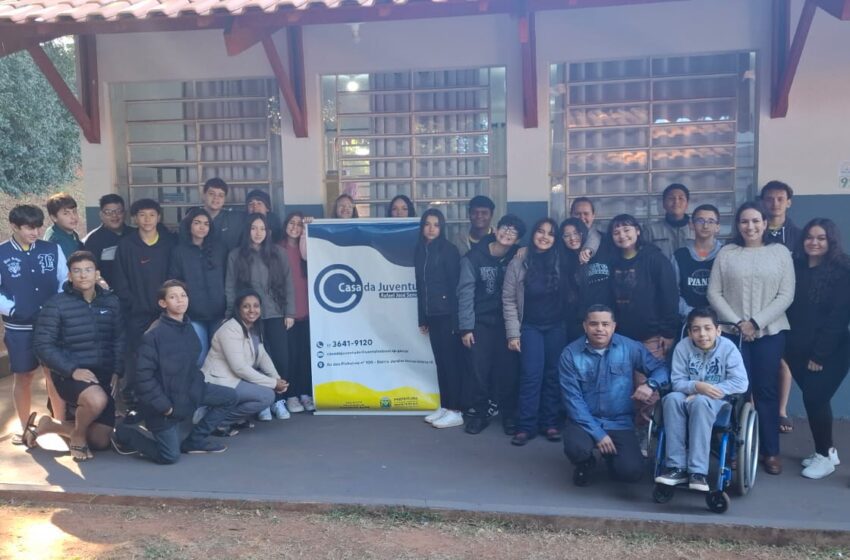  Casa da Juventude desenvolve projeto de desenvolvimento pessoal para alunos do 9º ano