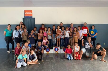 Crianças e adolescentes participam da 1ª Semana de Jogos do Projeto Renascer