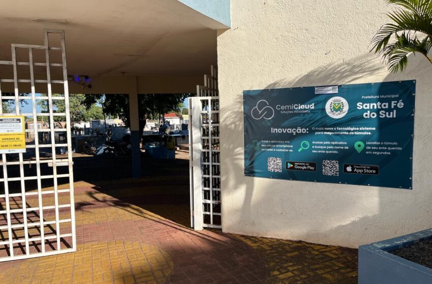  Santa Fé do Sul aposta na tecnologia do CemiCloud para organizar visitas no Dia de Finados