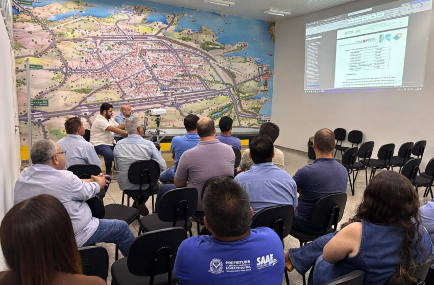  Santa Fé do Sul apresenta Plano Diretor de Combate às perdas no Sistema Público de Abastecimento de Água do Município