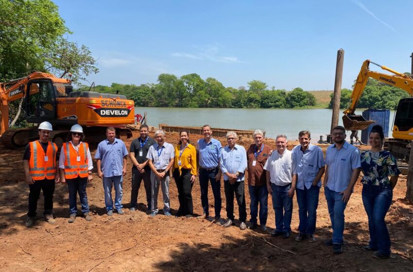  SP Águas realiza visita técnica em represa de Santa Fé após obras de desassoreamento