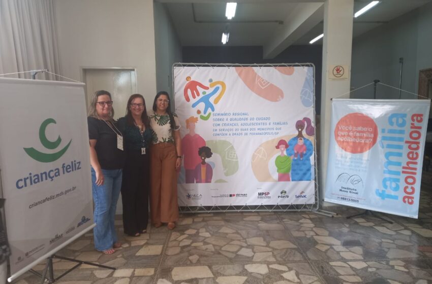Santa Fé do Sul marca presença em seminário sobre qualidade do cuidado com crianças e adolescentes