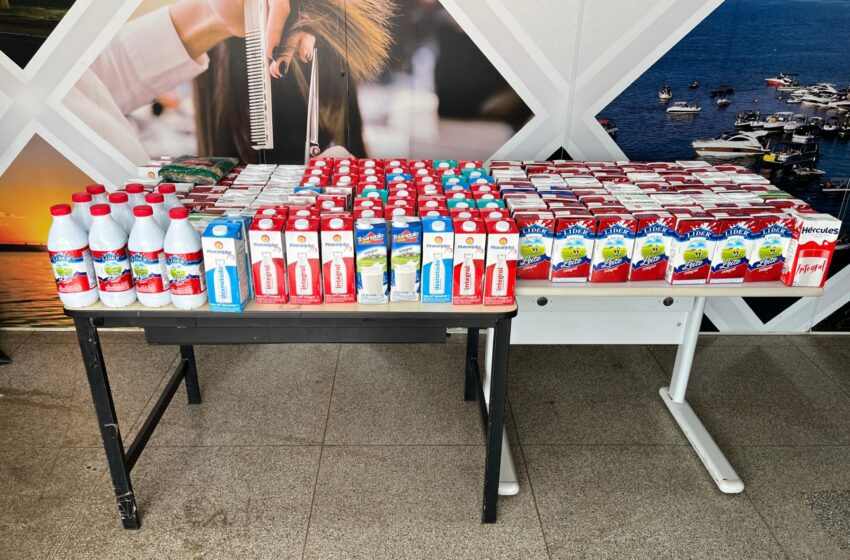 Aulão Solidário da AtivEduca arrecada mais de 200 litros de leite para o Mercado Solidário