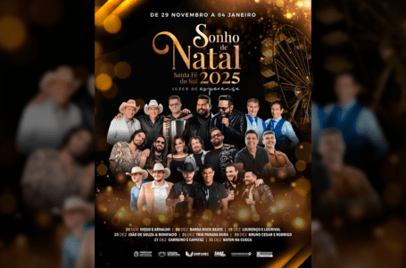 Santa Fé do Sul apresenta programação do 20º Sonho de Natal