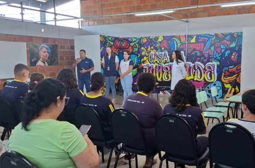  Casa da Juventude inicia ciclo de palestras sobre saúde em parceria com alunos do Unifunec