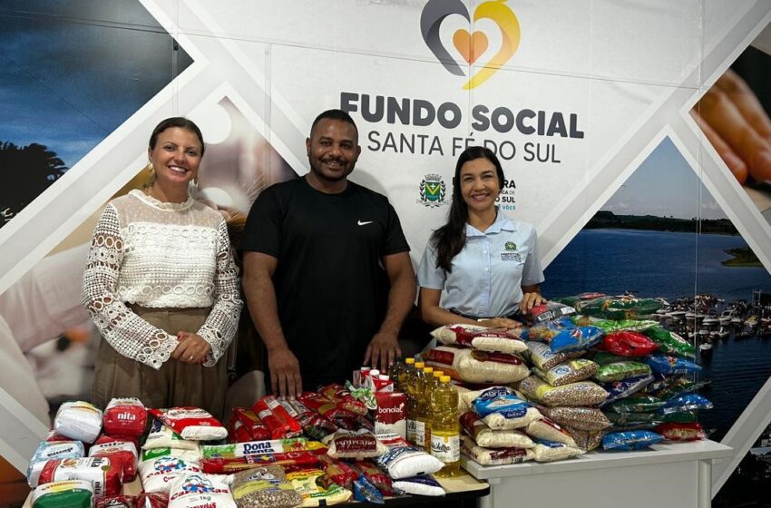  Secretaria de Esportes de Santa Fé do Sul destina alimentos da Copa AME ao Fundo Social