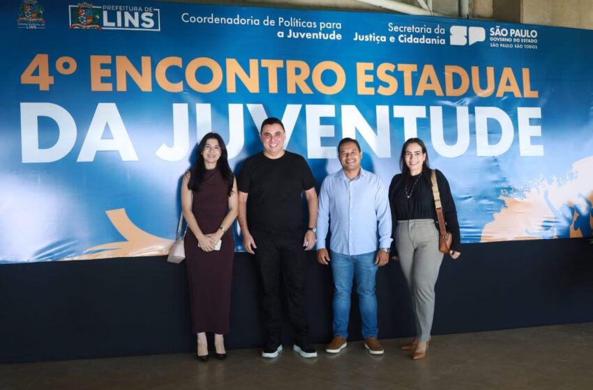  Representantes de Santa Fé do Sul participam do 4º Encontro Estadual da Juventude em Lins