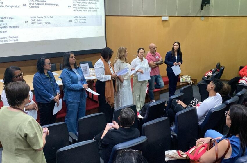  Secretaria de Saúde de Santa Fé do Sul participa de encontro sobre prevenção de IST/AIDS e saúde dos jovens