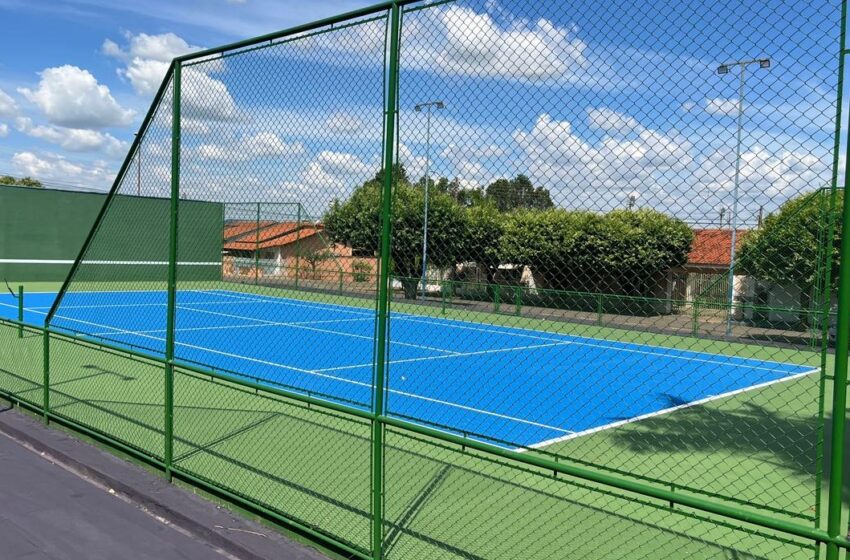  Revitalização da quadra de tênis marca novo espaço de lazer em Santa Fé do Sul